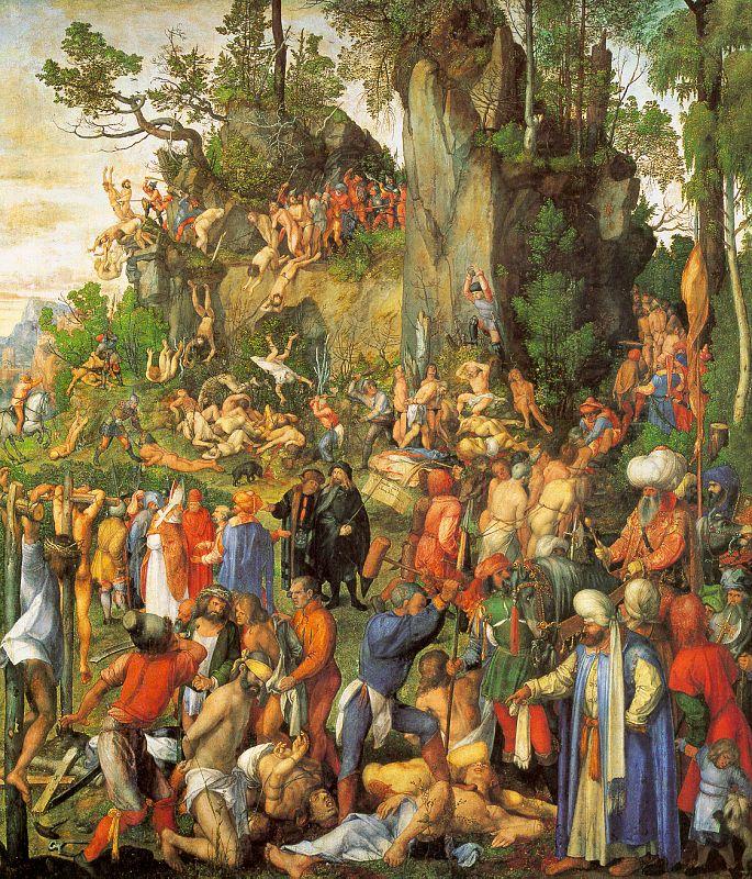 Albrecht Durer Martyrdom of the Ten Thousand China oil painting art